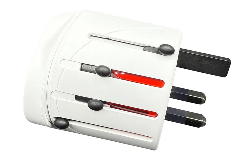 SKROSS Travel Plug EVO Universal Plug 150+ Countries Input and Output - White
