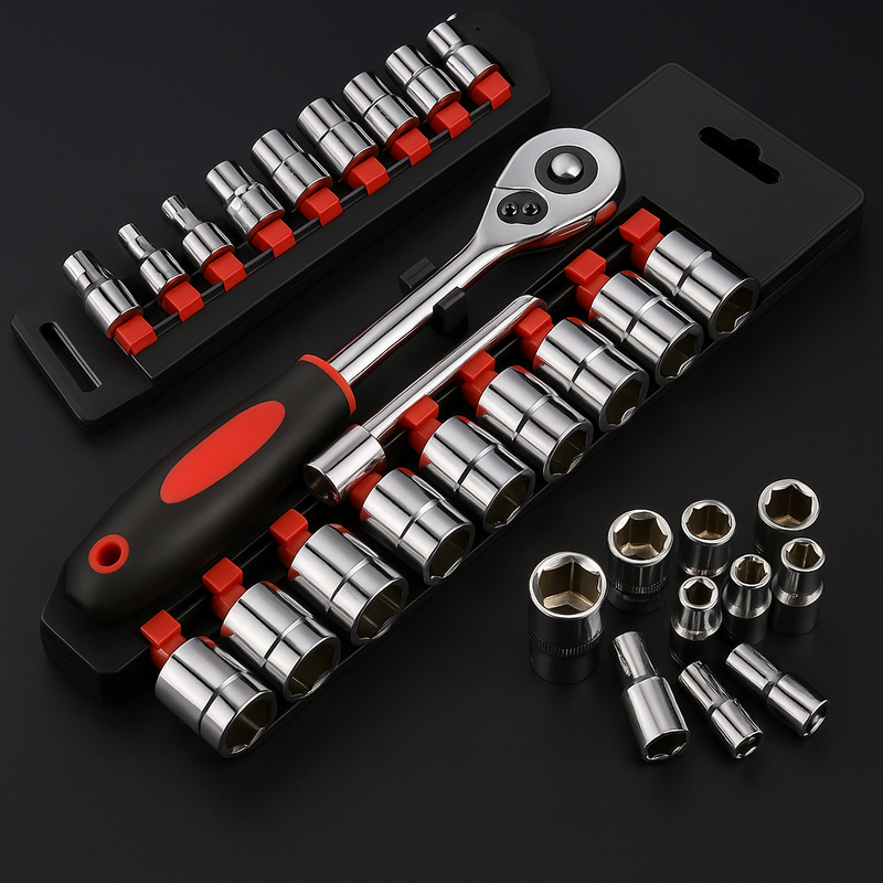 Universal Wrench Socket Set – Multi-Function Repair Tool for Car, Motorcycle, Bicycle & Home Use | Durable Hardware Kit