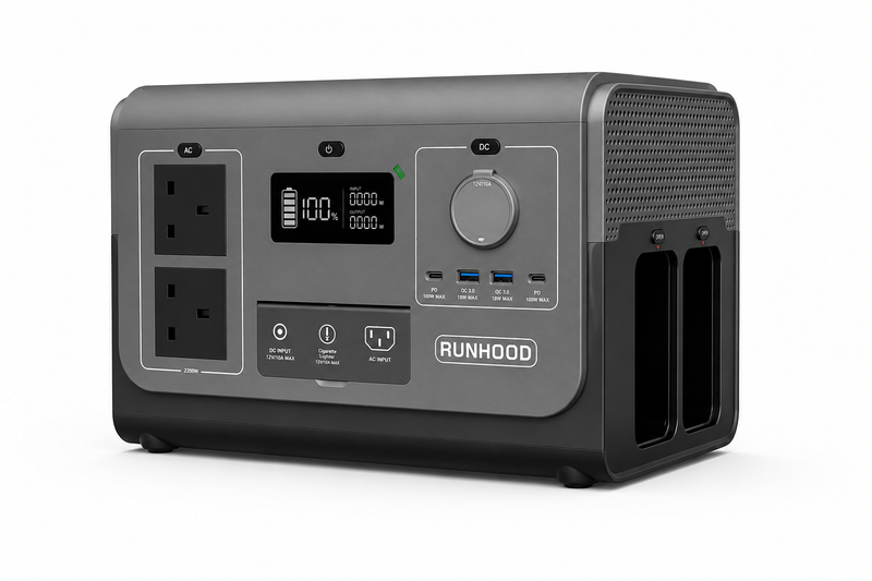 RUNHOOD HE1200 1200W Portable Power Station Host Engine