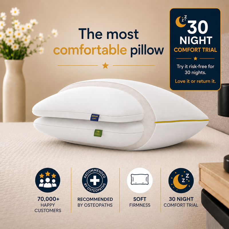 Brightr® Nox Vegan Best Down Alternative pillow