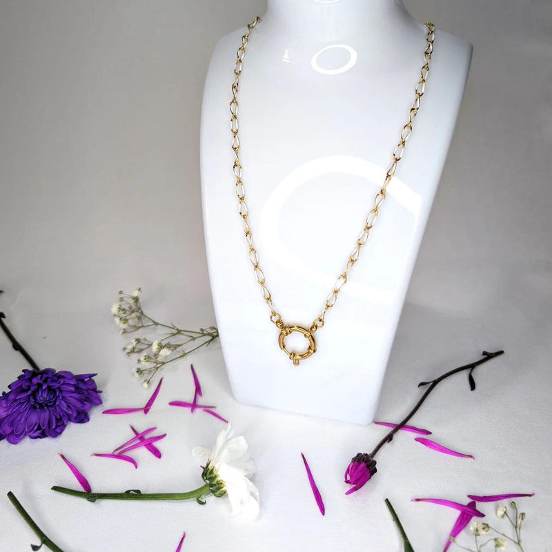 Chelsea Twisted Paperclip Necklace