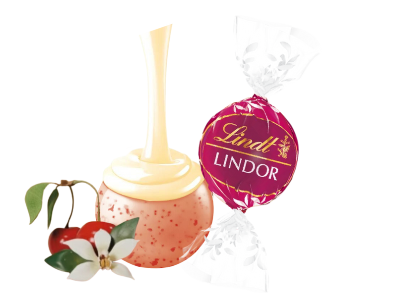 Cherry Vanilla White Chocolate Lindt Lindor