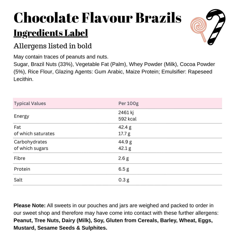 Chocolate Flavour Brazils
