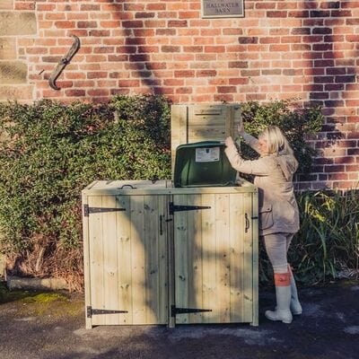 Churnet Valley Deluxe Double Bin Store