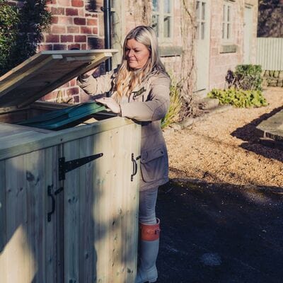 Churnet Valley Deluxe Double Bin Store