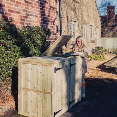 Churnet Valley Deluxe Double Bin Store