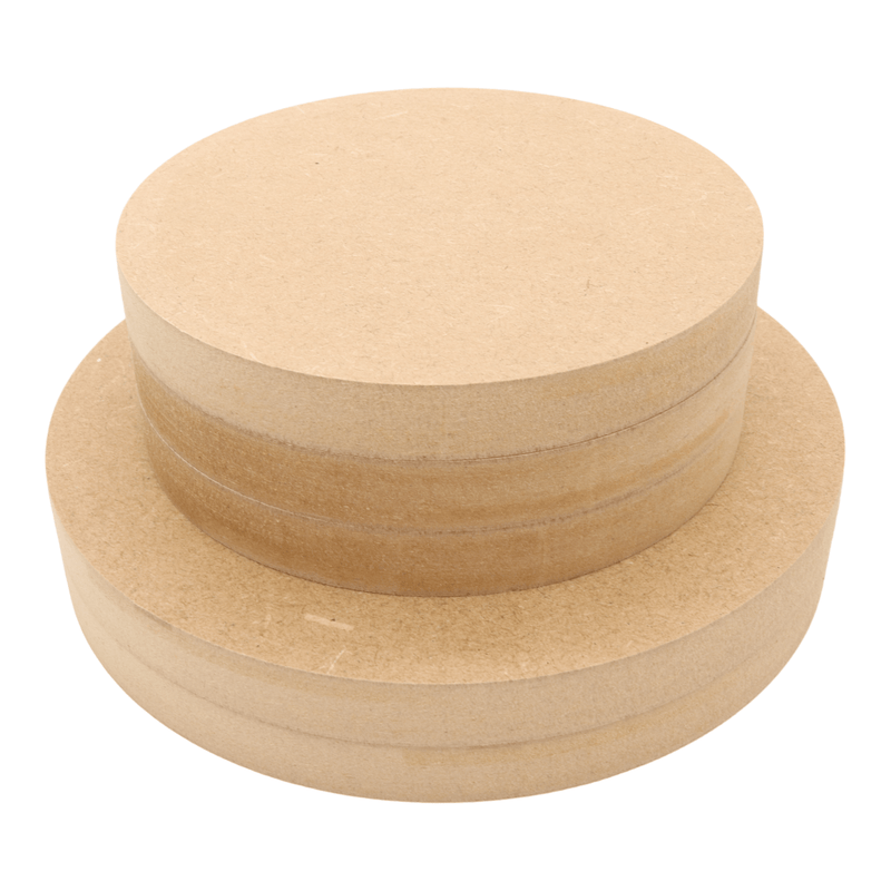 MDF Circle Shape - Square Edge