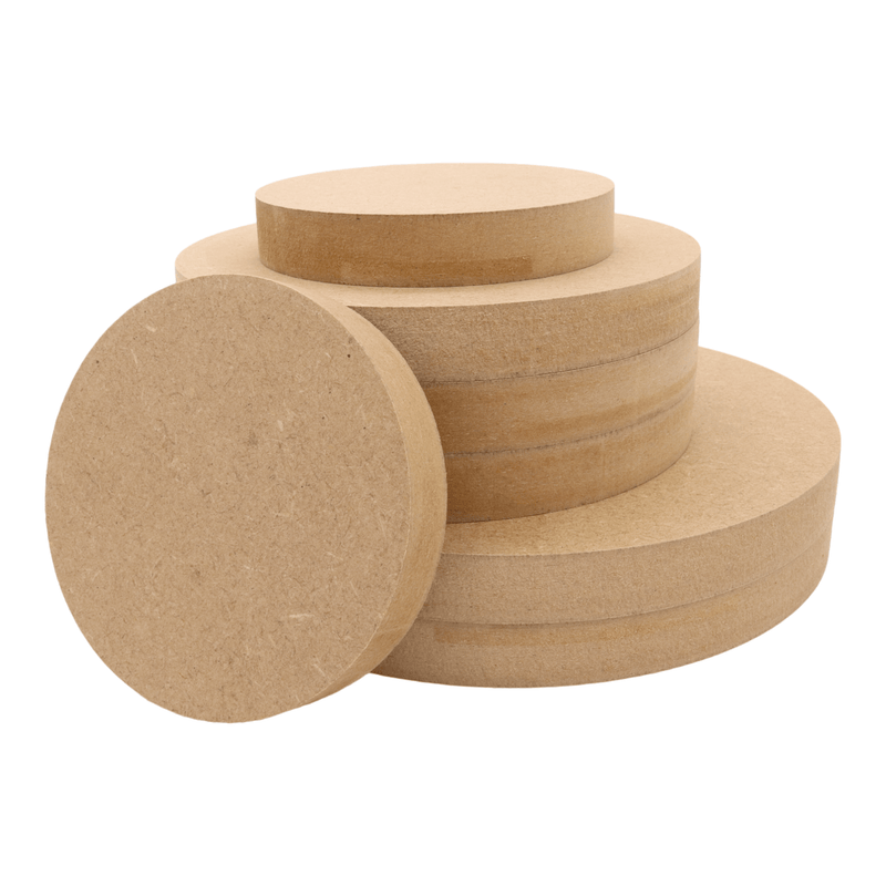 MDF Circle Shape - Square Edge
