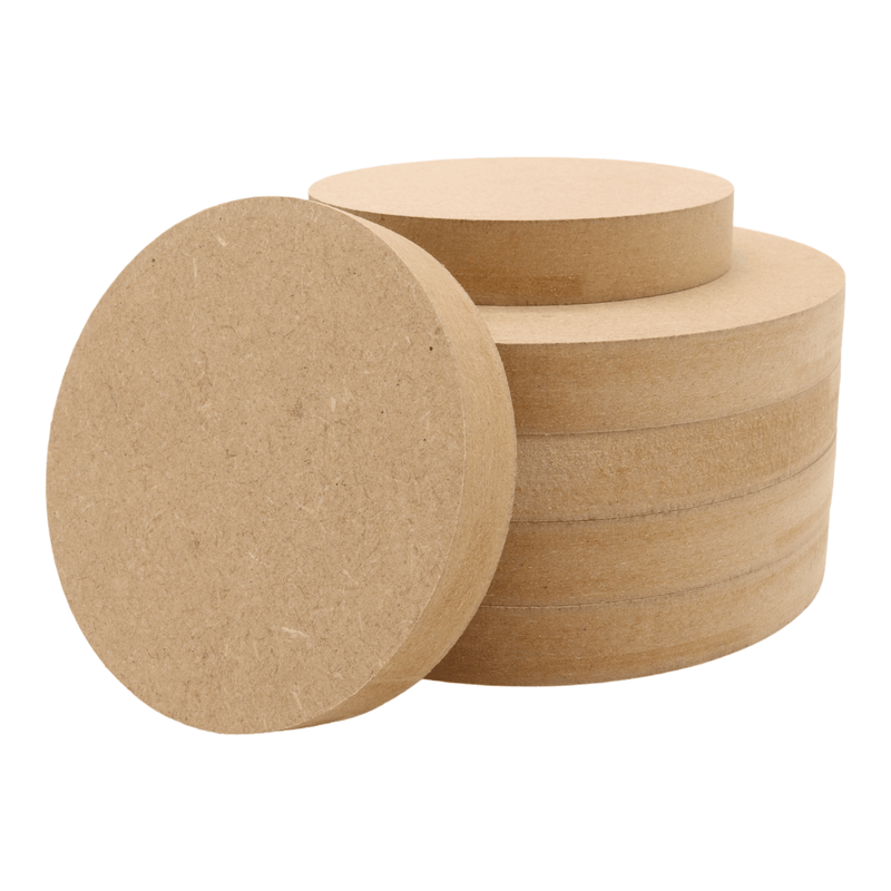 MDF Circle Shape - Square Edge