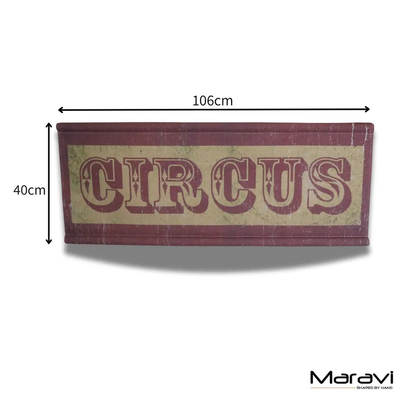 Circus Sign Canvas Wall Art