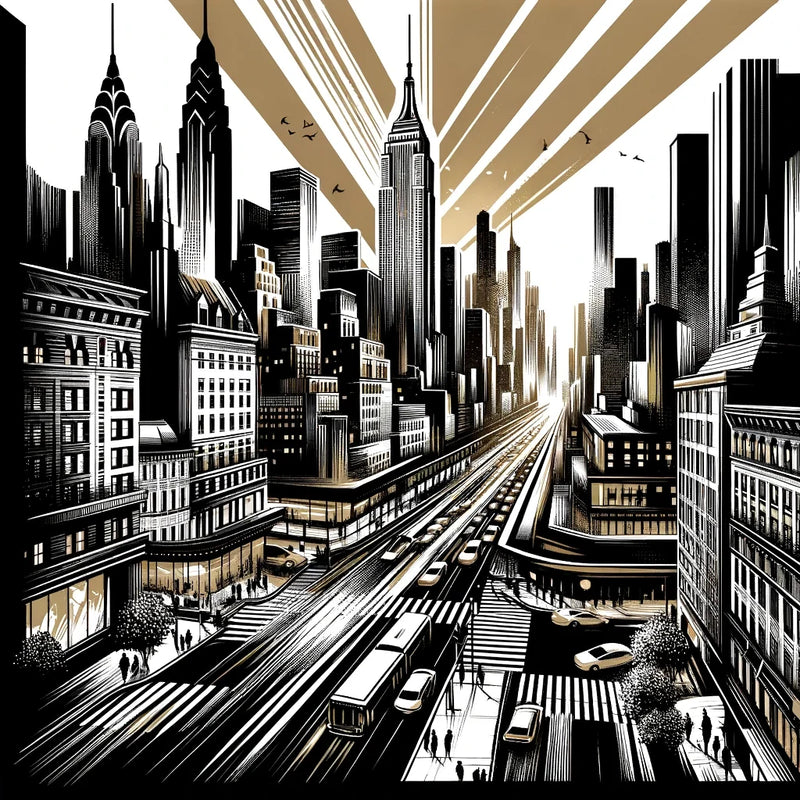 City Pulse: Urban Rhythms Canvas