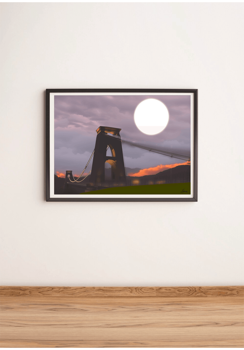 Bristol Suspension Bridge – Moody Night Print