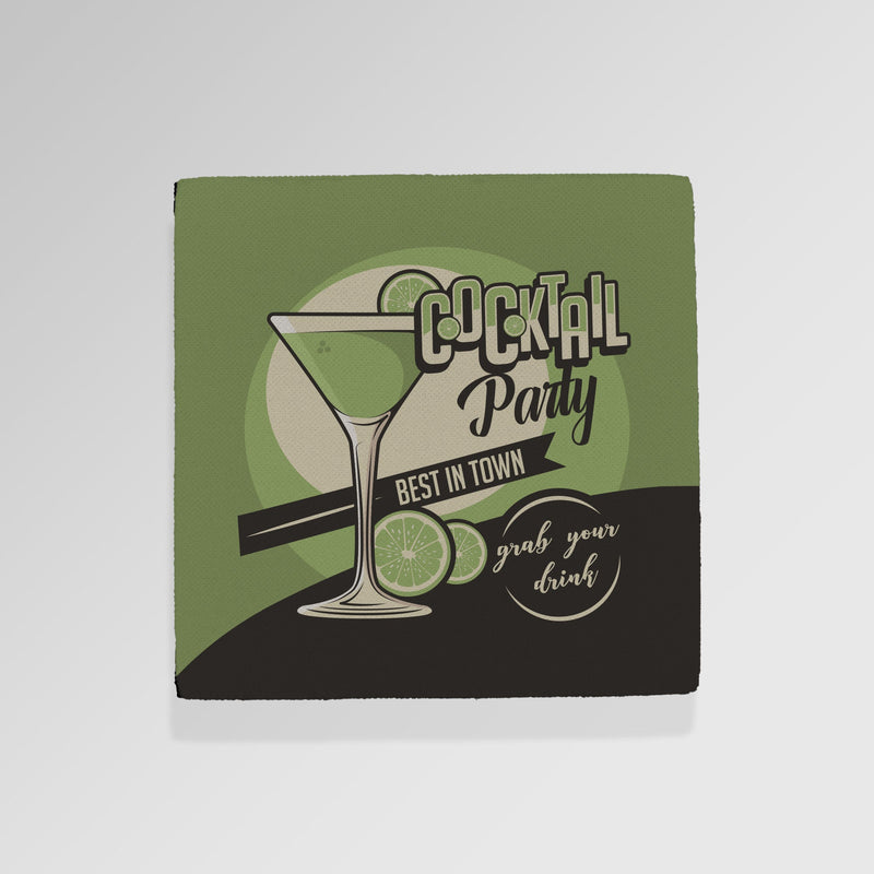 Cocktail Party - Drinks Coaster - Round or Square