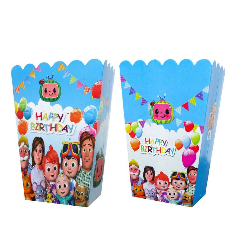 Cocomelon Kids Birthday Party Decorations Balloons Cups Plates Baby Shower Gift