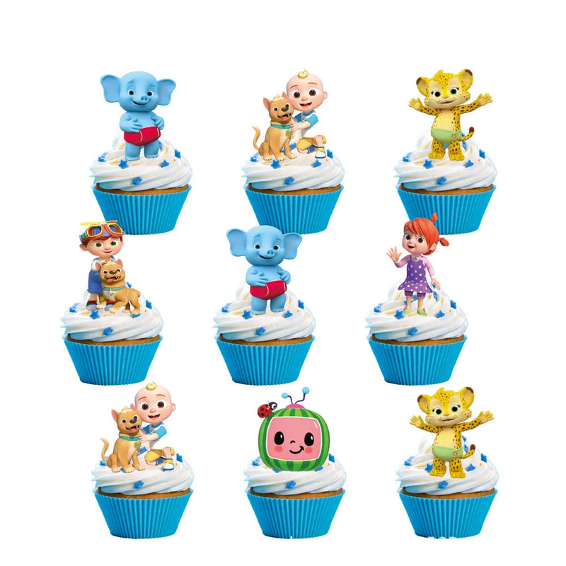Cocomelon Kids Birthday Party Decorations Balloons Cups Plates Baby Shower Gift