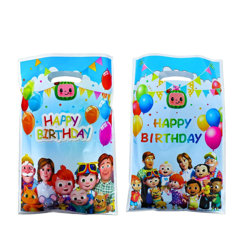 Cocomelon Kids Birthday Party Decorations Balloons Cups Plates Baby Shower Gift