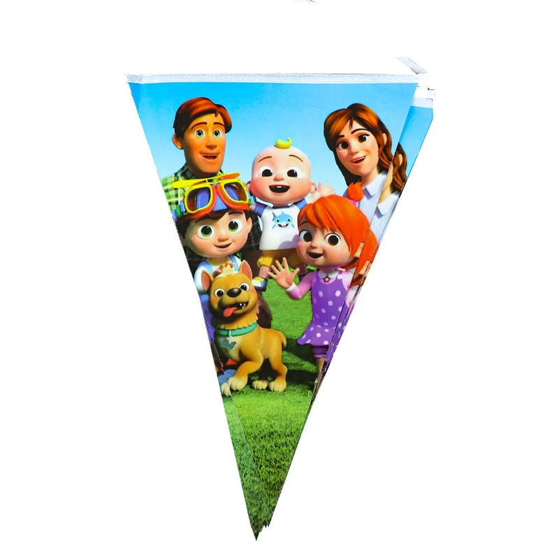 Cocomelon Kids Birthday Party Decorations Balloons Cups Plates Baby Shower Gift