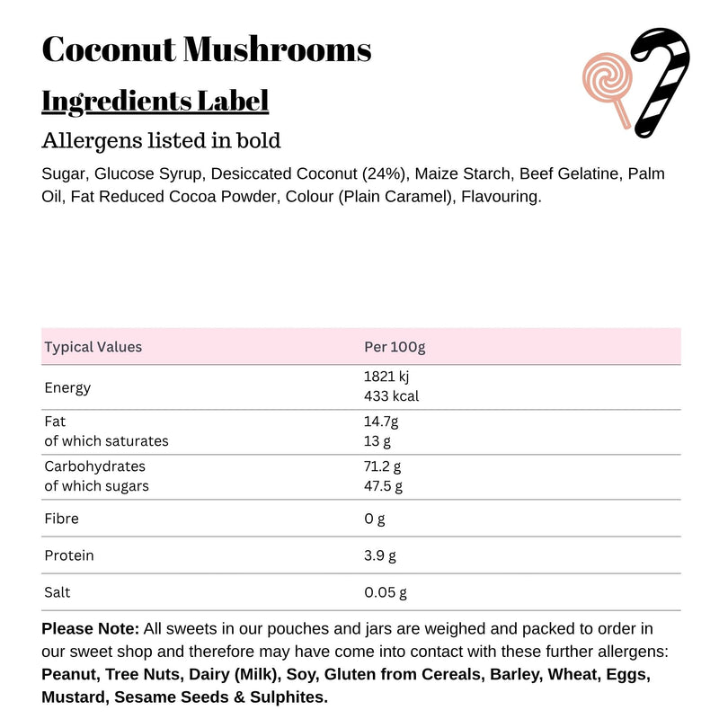 Coconut Mushrooms