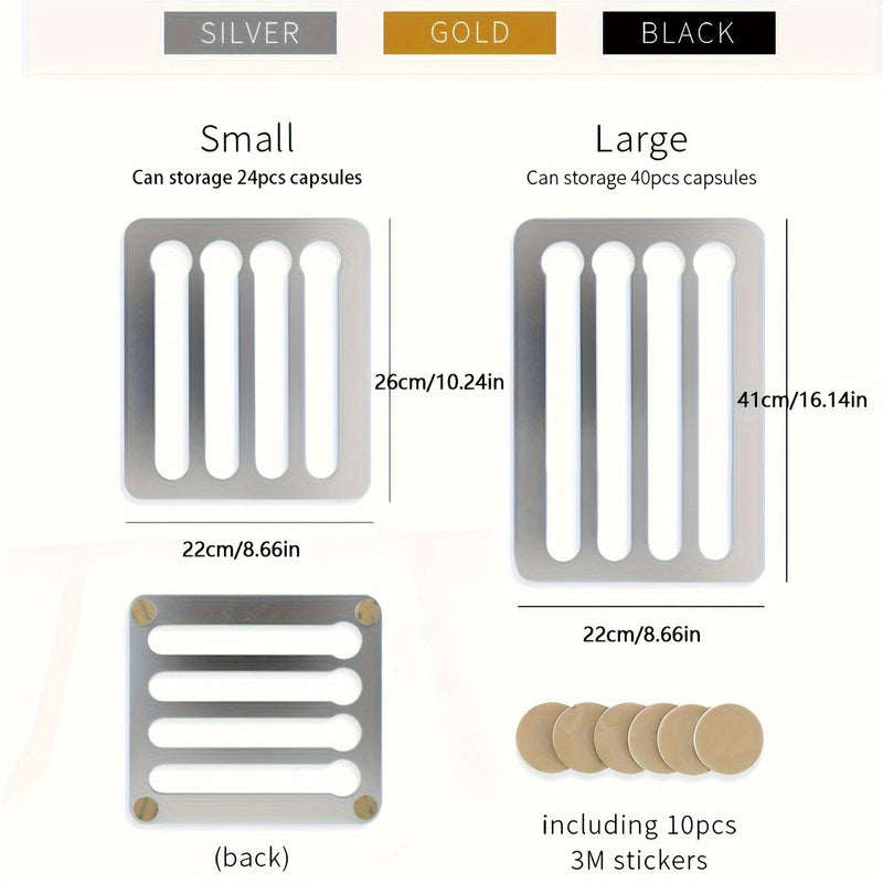 Coffee Capsule Holder Stand - Pod Storage Rack for 24/40 Capsules