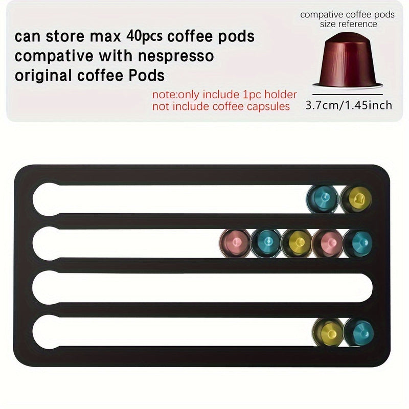 Coffee Capsule Holder Stand - Pod Storage Rack for 24/40 Capsules