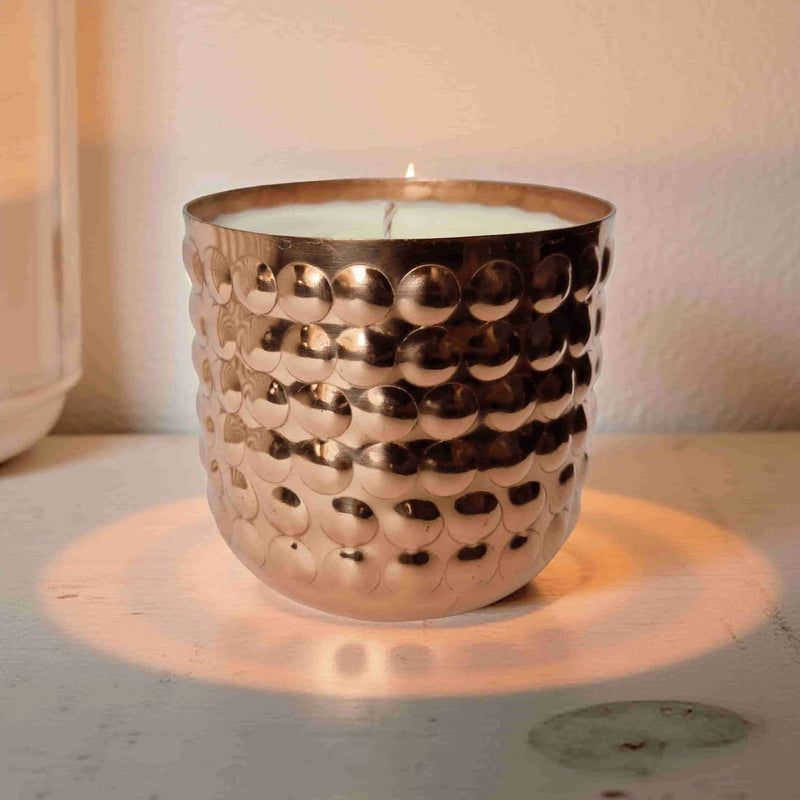 Decorative Copper Candles – Classic Fragrances