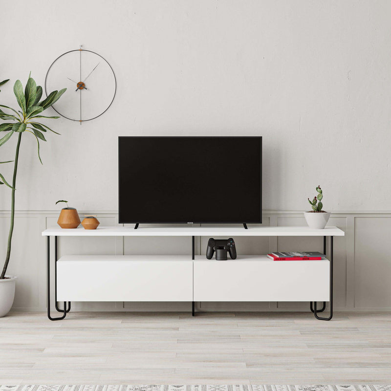 Cornea Modern Tv Unit With Storage Cabinet 150cm