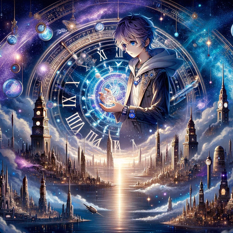 Cosmic Time Voyager Canvas