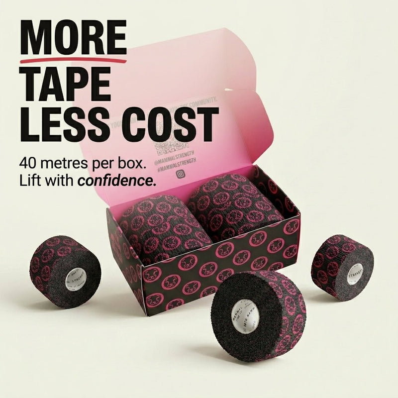 PRE-ORDER ONLY - Mammal Tape - 10-Metre - Black/Pink - SPEC 2.0 (4 pack)