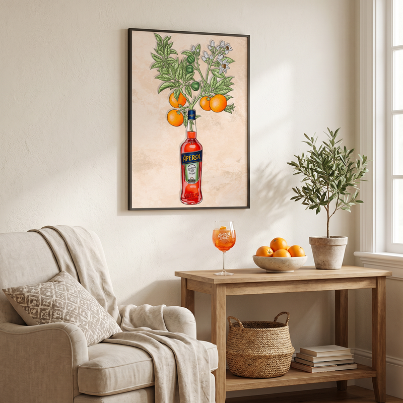 Aperol & Oranges - A5 Print