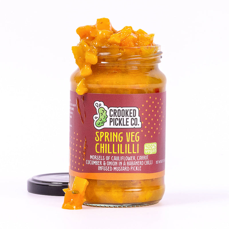 Spring Veg Chillililli: The Fiery Habanero Piccalilli