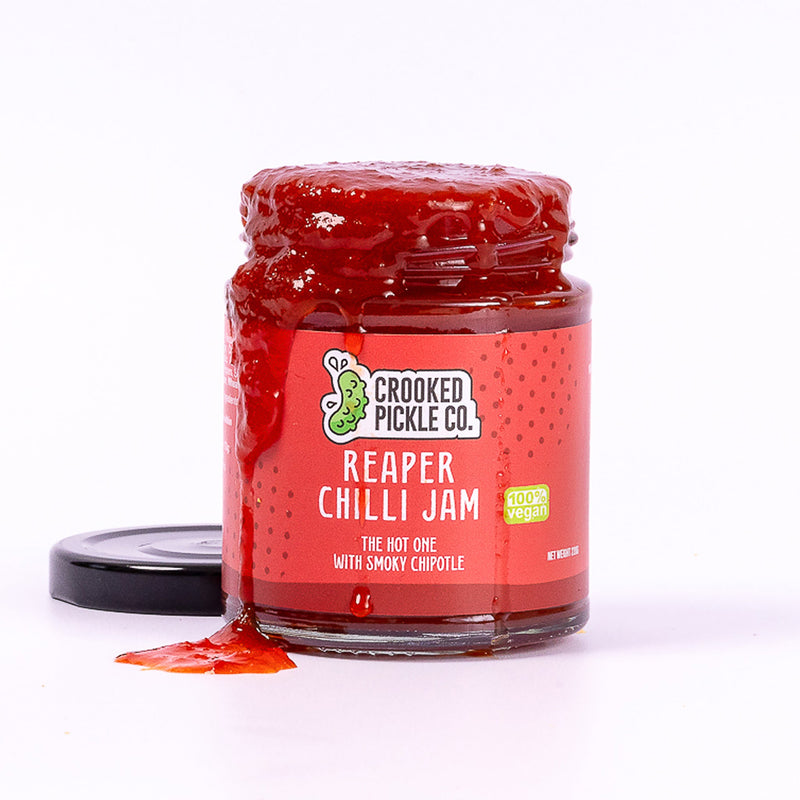 Reaper Chilli Jam – Intense Heat with Chipotle & Soy (210g)