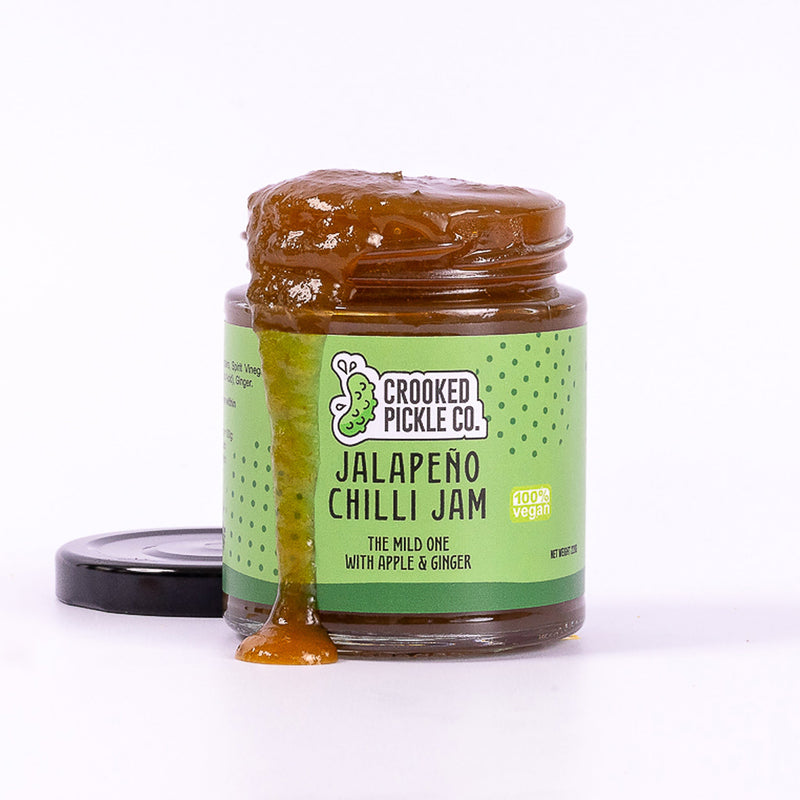 Jalapeño Chilli Jam – with Apple, Green Pepper & Ginger (210g)
