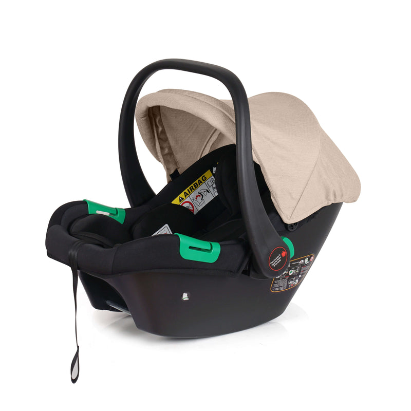 For Your Little One Cruise 3 In 1 Travel System With Car Seat - Dune Beige (Free Cupholder And Seat Liner Included!)
