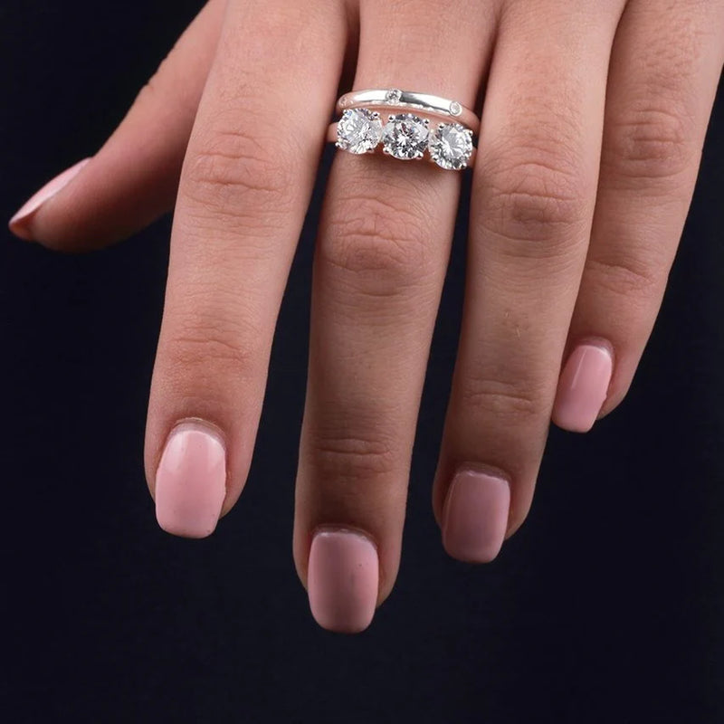Cubic Zirconia Band Ring