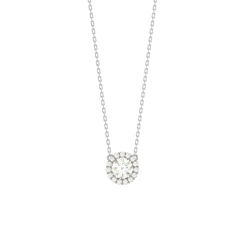 Cubic Zirconia Circle Necklace