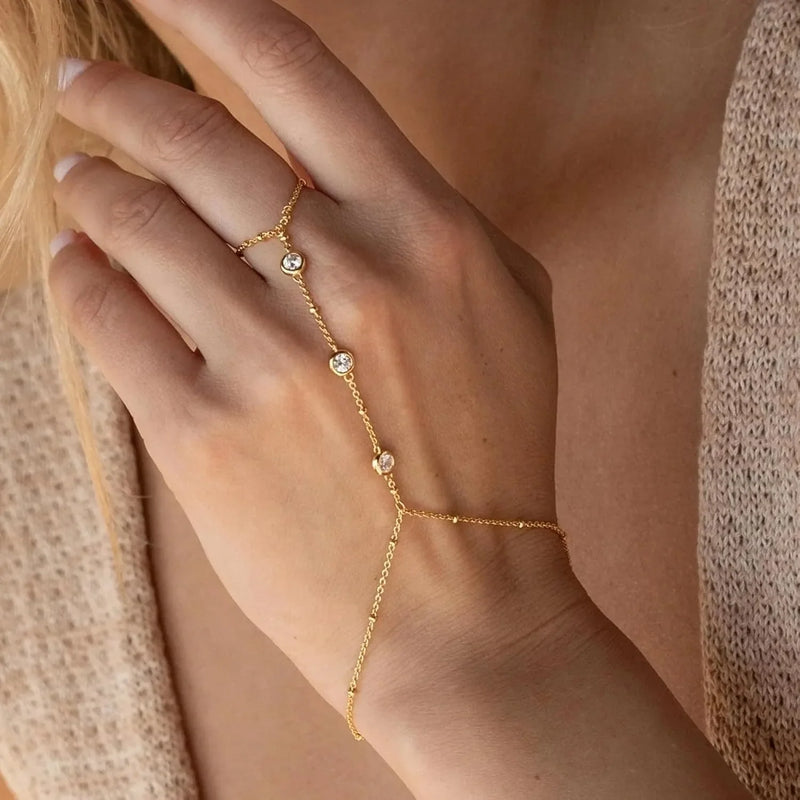 Cubic Zirconia Slave Bracelet