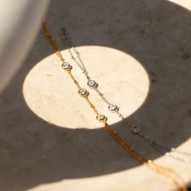 Cubic Zirconia Slave Bracelet