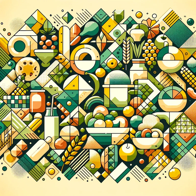 Culinary Mosaic Canvas