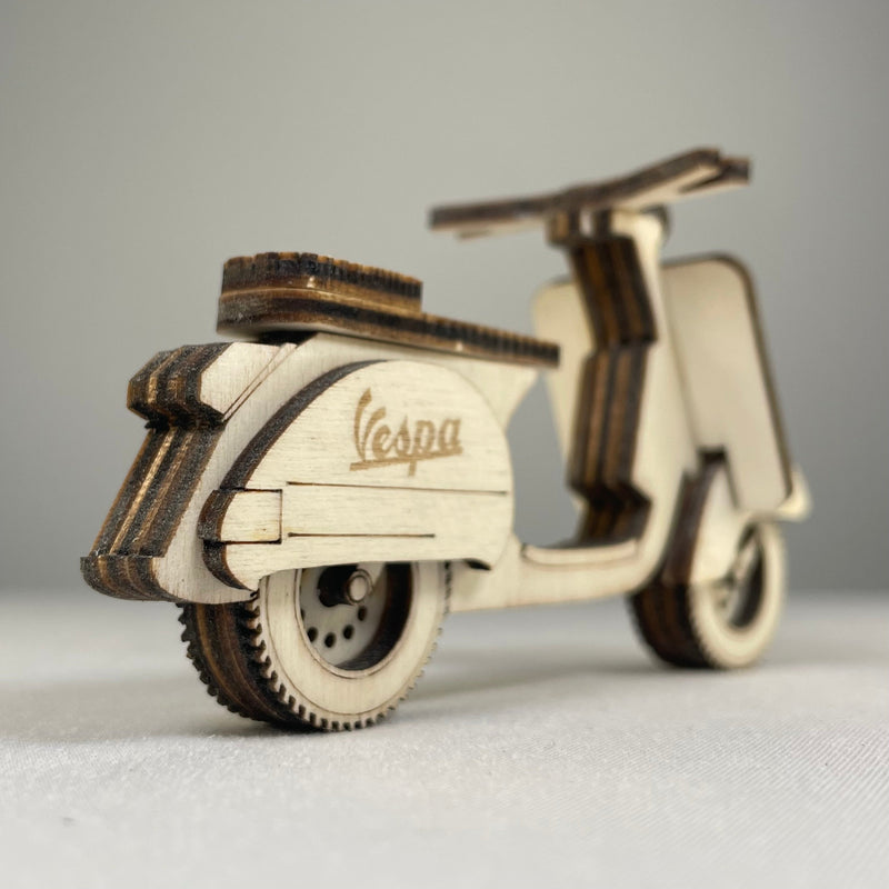 Retro Scooter Bauble - Handmade Ornament