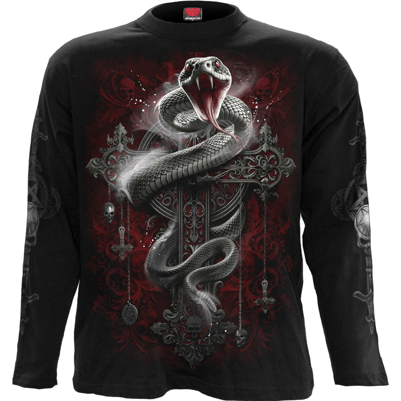GOTHIC SERPENT - Longsleeve T-Shirt Black