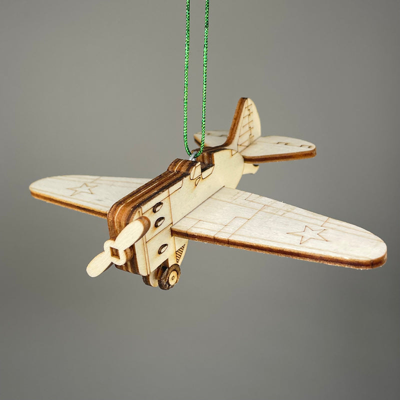 Plane Bauble - Handmade Ornament