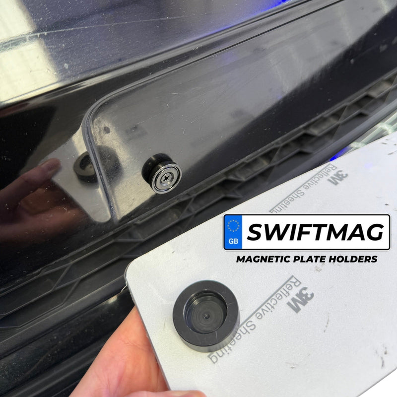 SWIFTMAG Magnetic Removable Numberplate Kit