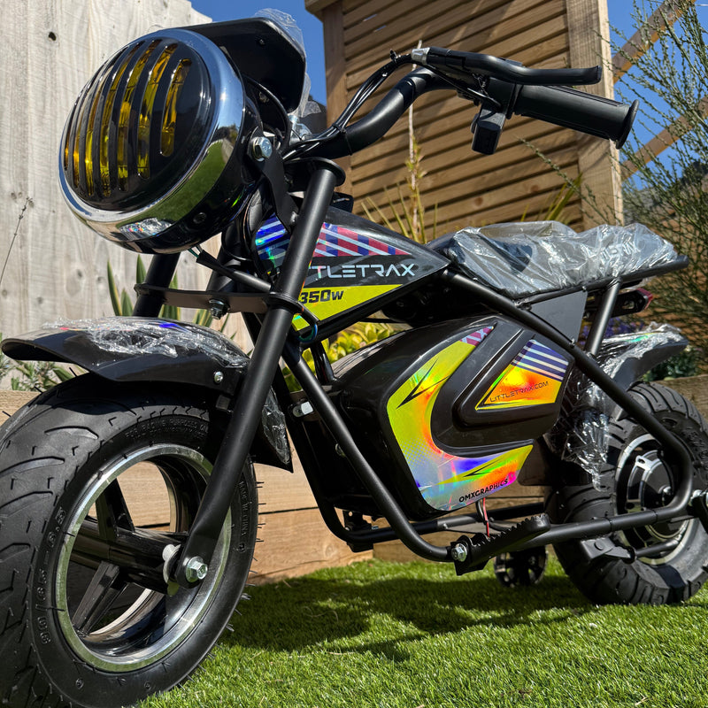Littletrax 350W Kids Electric Bike – Ages 3 to 12+ ride on motorbike