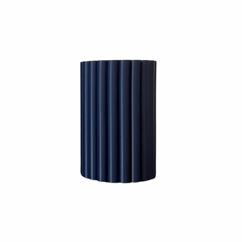 Terra Ribbed Vase