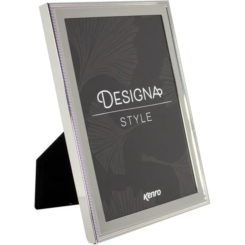 Kenro Designa Style Photo Frame 6x4 - Silver Plated