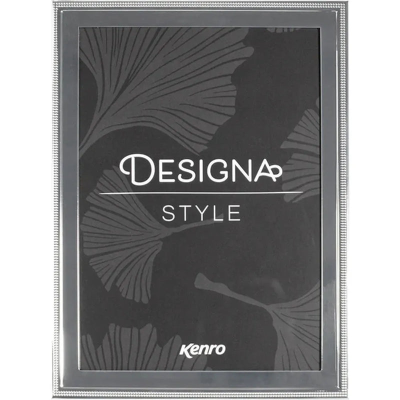 Kenro Designa Style Photo Frame 7x5 - Silver Plated