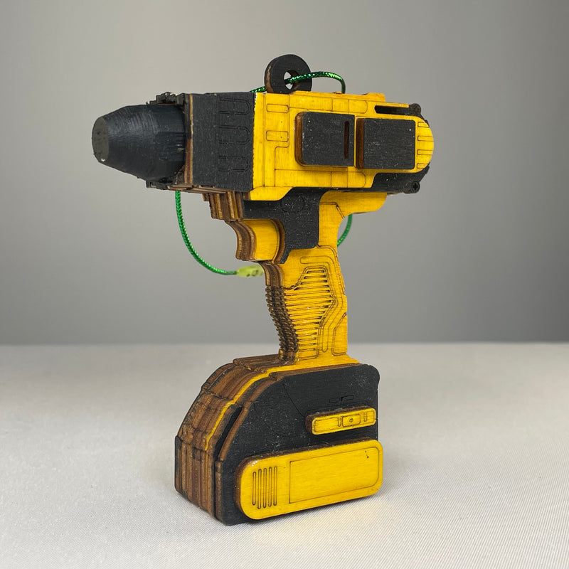 Power Drill Bauble - Handmade Ornament