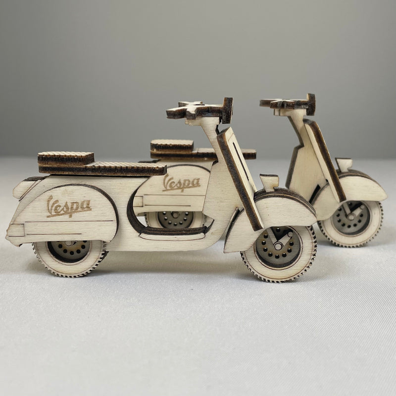 Retro Scooter Bauble - Handmade Ornament