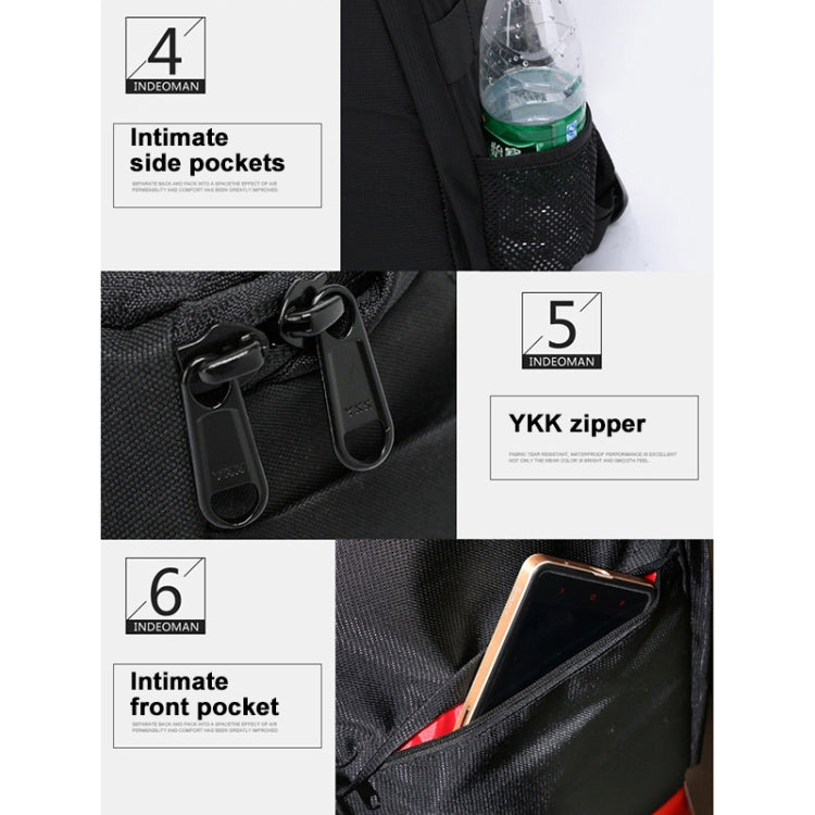 INDEPMAN DL-B012 Portable Outdoor Sports Backpack Camera Bag for GoPro, SJCAM, Nikon, Canon, Xiaomi Xiaoyi YI, Size: 27.5 * 12.5 * 34 cm