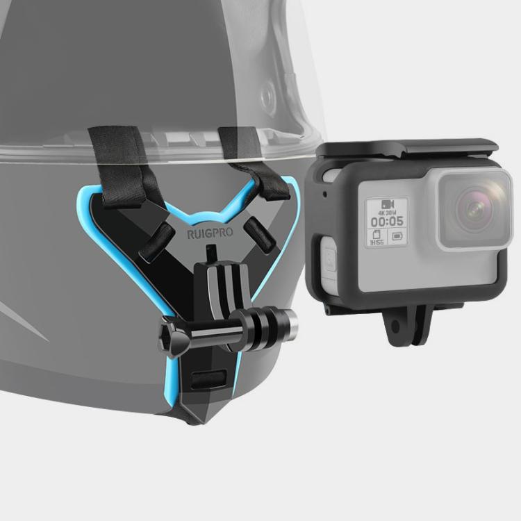 Helmet Belt Mount + Border Frame Mount Protective Cage for GoPro HERO7 Black /6 /5, Helmet Belt Mount + Frame Mount